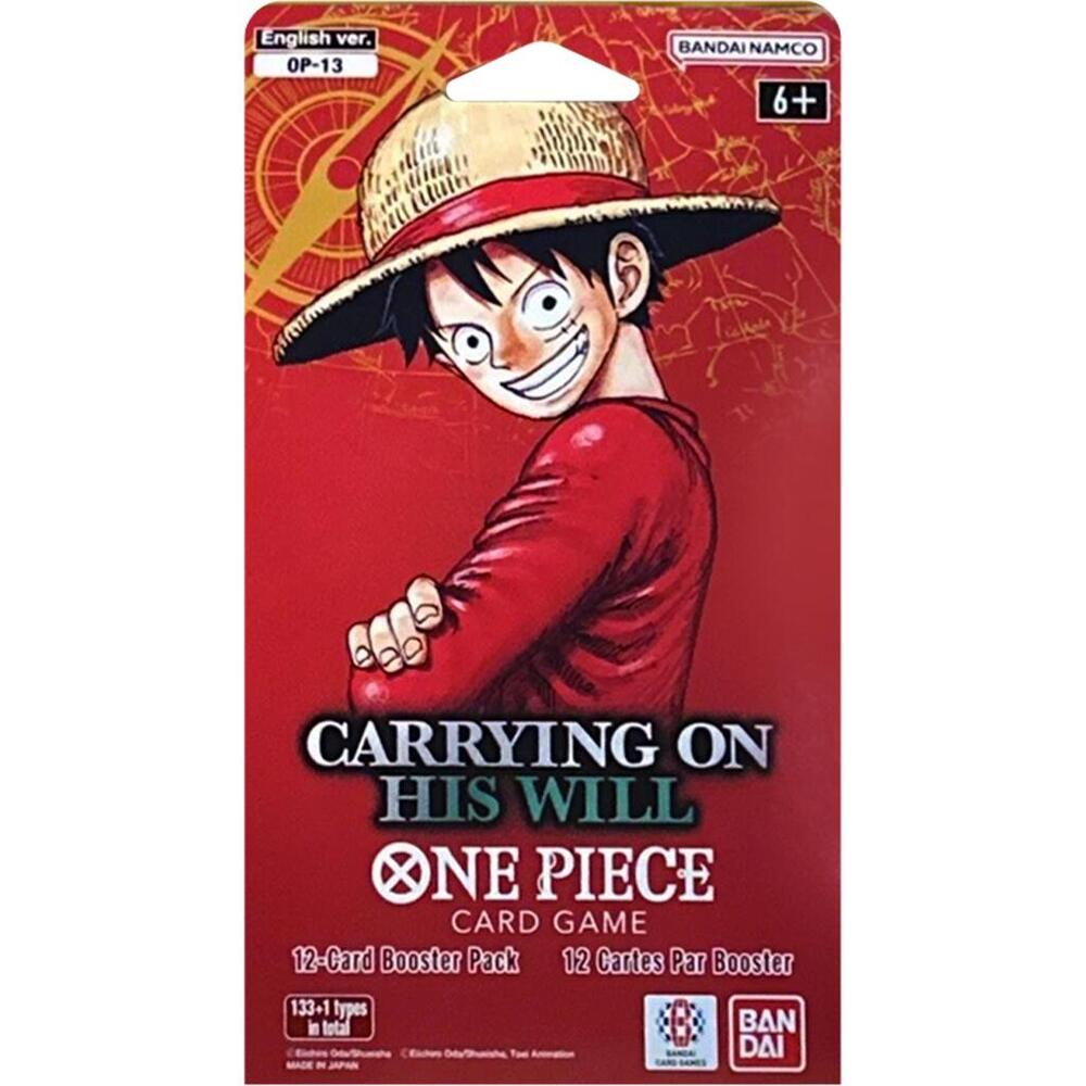 One Piece Card Game: Carrying On His Will Sleeved Booster Pack (OP13)