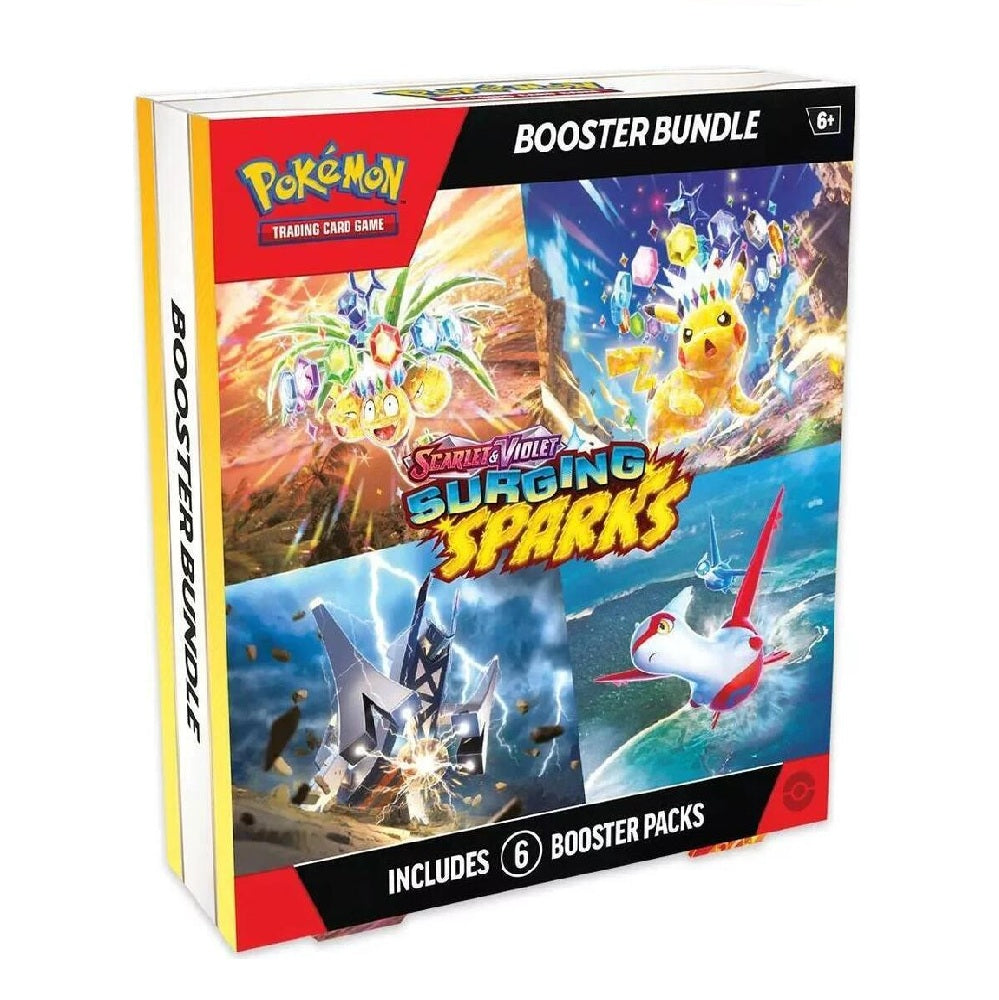 Pokémon TCG: Scarlet & Violet-Surging Sparks Booster Bundle (6 Packs)